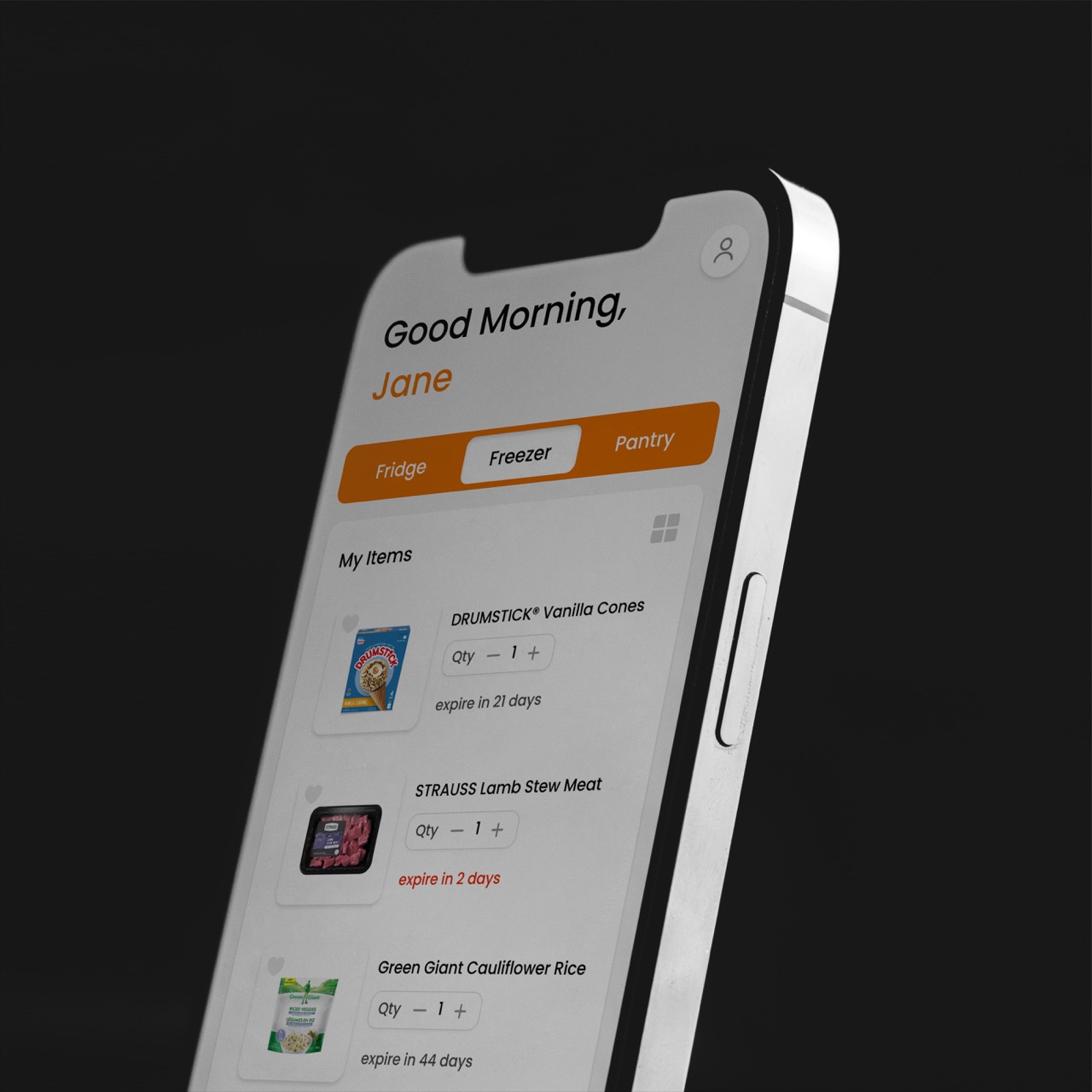 UI & UX Project Pocket Fridge prototype